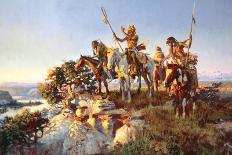 Men of the Open Range-Charles Marion Russell-Art Print