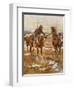 Charles Marion Russell - the Meeting-Vintage Apple Collection-Framed Giclee Print