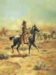 A Bad Hoss-Charles Marion Russell-Art Print