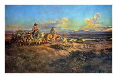 The Wagon Boss-Charles Marion Russell-Art Print