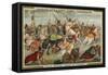 Charles Martel at the Battle of Poitiers-null-Framed Stretched Canvas