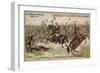 Charles Martel Defeating an Army of 300,000 Saracens at the Battle of Poitiers, 732-null-Framed Giclee Print