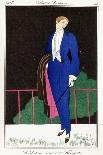 Tied Up Pierrot Character Ejaculates over a Woman's Exposed Genitals, C.1928 (Coloured Etching)-Charles Martin-Giclee Print