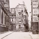 Rue Saint-Severin, from the Rue De La Harpe, Paris, 1858-78-Charles Marville-Giclee Print