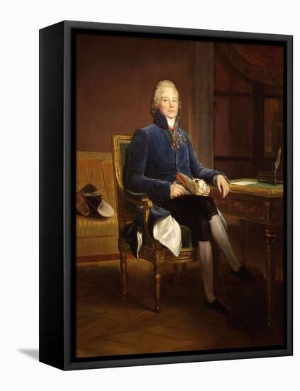 Charles-Maurice de Talleyrand-P?gord, 1754-1838, French statesman and diplomat-Francois Gerard-Framed Stretched Canvas