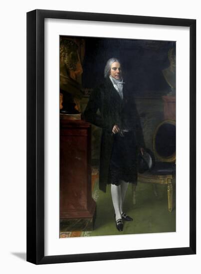 Charles-Maurice De Talleyrand-Périgord (1754–1838), Prince De Bénévent, 1817-Pierre Paul Prud'hon-Framed Art Print