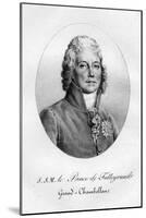 Charles Maurice De Talleyrand-Perigord, French Diplomat, 19th Century-Langlume-Mounted Giclee Print
