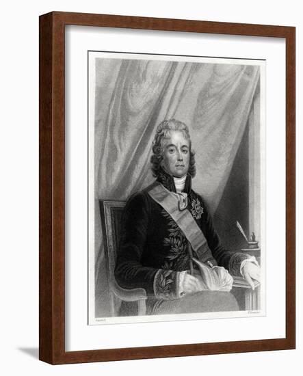 Charles Maurice De Talleyrand-Perigord, French Diplomat, 19th Century-S Freeman-Framed Giclee Print