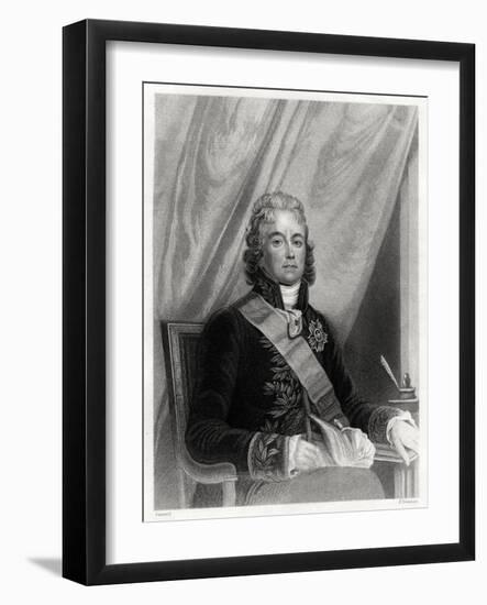 Charles Maurice De Talleyrand-Perigord, French Diplomat, 19th Century-S Freeman-Framed Giclee Print