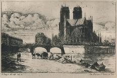 'L'Abside De Notre-Dame De Paris (4th State, 6 1/2 x 11 3/4 Inches)', 1854, (1927)-Charles Meryon-Giclee Print