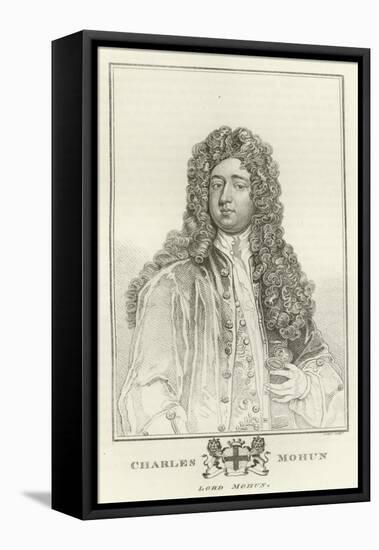 Charles Mohun, Lord Mohun-Godfrey Kneller-Framed Stretched Canvas