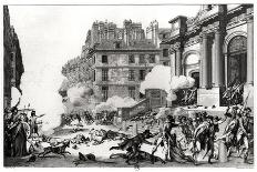 Day of 13 Vendemiaire an IV, Shoot-Out Before St. Roch Church in Paris-Charles Monnet-Giclee Print