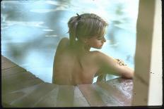 Peggy Lipton in Her Pool-Charles Moore-Laminated Photographic Print