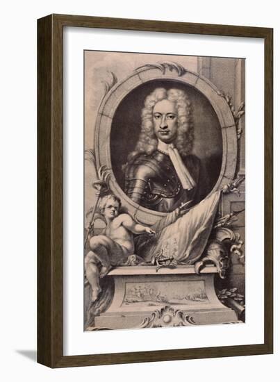 Charles Mordaunt, Earl of Peterborough and Monmouth, English soldier, c1740 (1894)-Jacobus Houbraken-Framed Giclee Print