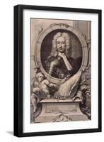 Charles Mordaunt, Earl of Peterborough and Monmouth, English soldier, c1740 (1894)-Jacobus Houbraken-Framed Giclee Print
