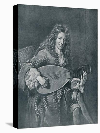 Charles Mouton, (C1626-1710). French Lutenist and Lute Composer-Gerard Edelinck-Stretched Canvas