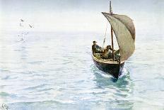 Porpoises Chasing Mackerel-Charles Napier Hemy-Giclee Print