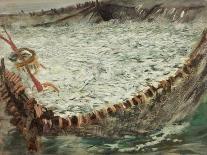 Porpoises Chasing Mackerel-Charles Napier Hemy-Giclee Print