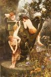 The Fountain Of Youth-Charles Napier Kennedy-Mounted Art Print