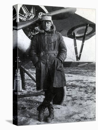 Charles Nungesser, WWI French Flying Ace-Science Source-Stretched Canvas