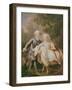 Charles of France (1757-1836) Count of Artois and His Sister, Clothide (1759-1802) 1763-64-Francois-Hubert Drouais-Framed Giclee Print