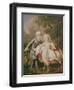 Charles of France (1757-1836) Count of Artois and His Sister, Clothide (1759-1802) 1763-64-Francois-Hubert Drouais-Framed Giclee Print