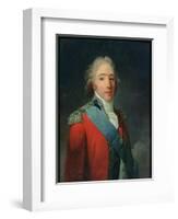 Charles of France (1757-1836), Count of Artois, Future Charles X King of France and Navarre-Henri-Pierre Danloux-Framed Giclee Print