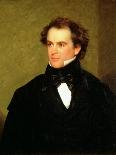 Nathaniel Hawthorne (1804-64) 1840-Charles Osgood-Framed Stretched Canvas