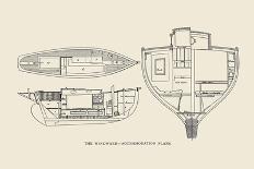 Six-Beam Cutter Sail Plan-Charles P. Kunhardt-Art Print