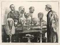 Barrister Wonders if a More Fashionable Style of Wig Could Help Him Impress the Jurors-Charles Paul-Framed Art Print