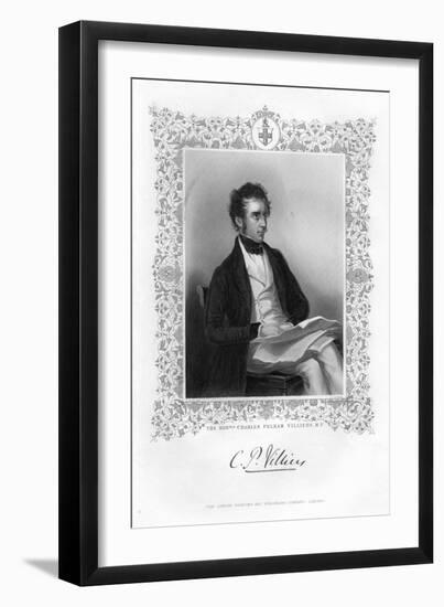 Charles Pelham Villiers (1802-189), British Lawyer and Politician, 19th Century-J Cochran-Framed Giclee Print