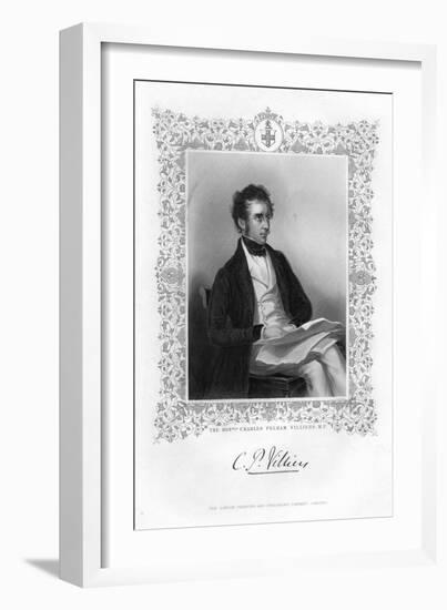 Charles Pelham Villiers (1802-189), British Lawyer and Politician, 19th Century-J Cochran-Framed Giclee Print