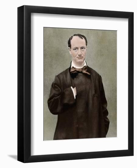 Charles Pierre Baudelaire (1821-1867). French Poet.-Tarker-Framed Giclee Print