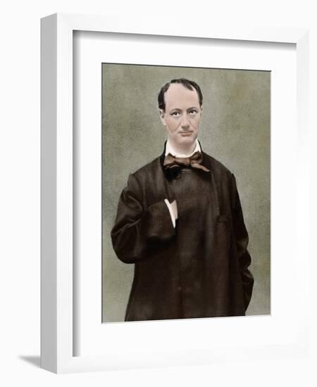 Charles Pierre Baudelaire (1821-1867). French Poet.-Tarker-Framed Giclee Print