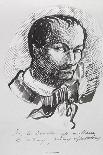 Self Portrait under the Influence of Haschisch, circa 1844-Charles Pierre Baudelaire-Giclee Print