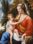 Madonna and Child in a Landscape-Charles Poerson-Giclee Print