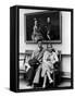 Charles Pope, Track Star and Student Council President Sitting with Katherine Winne-Alfred Eisenstaedt-Framed Stretched Canvas