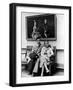 Charles Pope, Track Star and Student Council President Sitting with Katherine Winne-Alfred Eisenstaedt-Framed Photographic Print