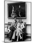 Charles Pope, Track Star and Student Council President Sitting with Katherine Winne-Alfred Eisenstaedt-Mounted Photographic Print