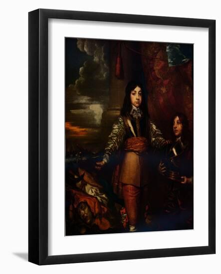 Charles, Prince of Wales, Age 12, c1642, (1936)-William Dobson-Framed Giclee Print