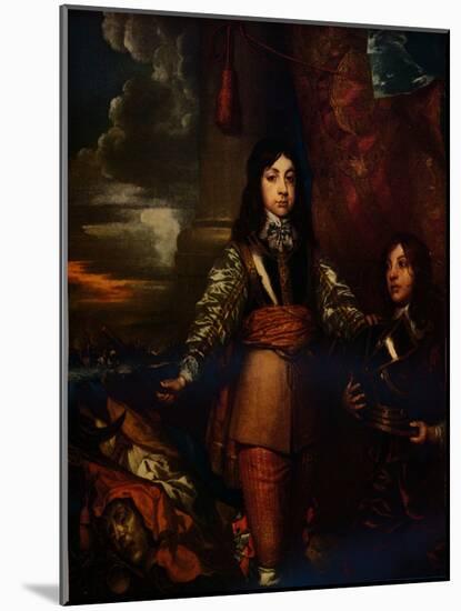 Charles, Prince of Wales, Age 12, c1642, (1936)-William Dobson-Mounted Giclee Print