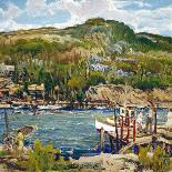 Harbor Day-Charles Reiffel-Stretched Canvas