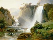 Die Wasserfaelle Von Tivoli, 1822-1825-Charles Rémond-Stretched Canvas