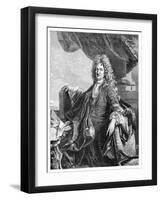 Charles René D'Hozier-Gerard Edelinck-Framed Giclee Print