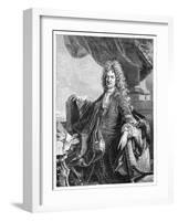 Charles René D'Hozier-Gerard Edelinck-Framed Giclee Print