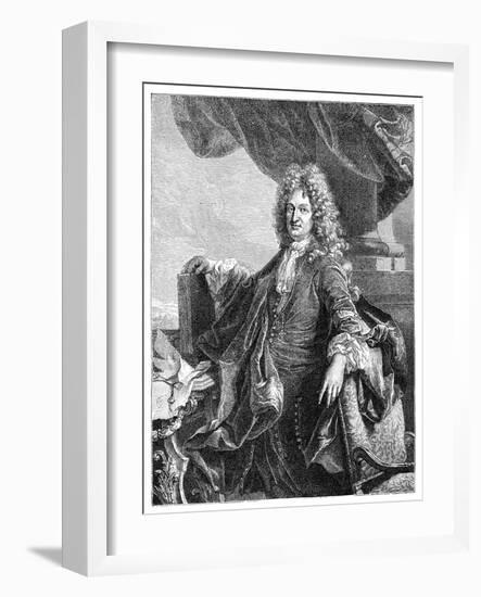 Charles René D'Hozier-Gerard Edelinck-Framed Giclee Print