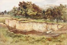 The Roman Baths, Chesters, North Tyne (North View) (Bodycolour, Pencil and W/C on Paper)-Charles Richardson-Giclee Print