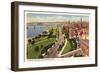 Charles River Esplanade, Boston, Massachusetts-null-Framed Art Print