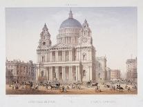 St Paul's Cathedral, London, C1855-Charles Riviere-Stretched Canvas