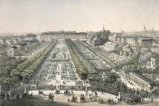Boulevard Montmartre, Passage Jouffroy and Grand Hotel de la Terrasse Jouffroy, 1865-Charles Riviere-Laminated Giclee Print